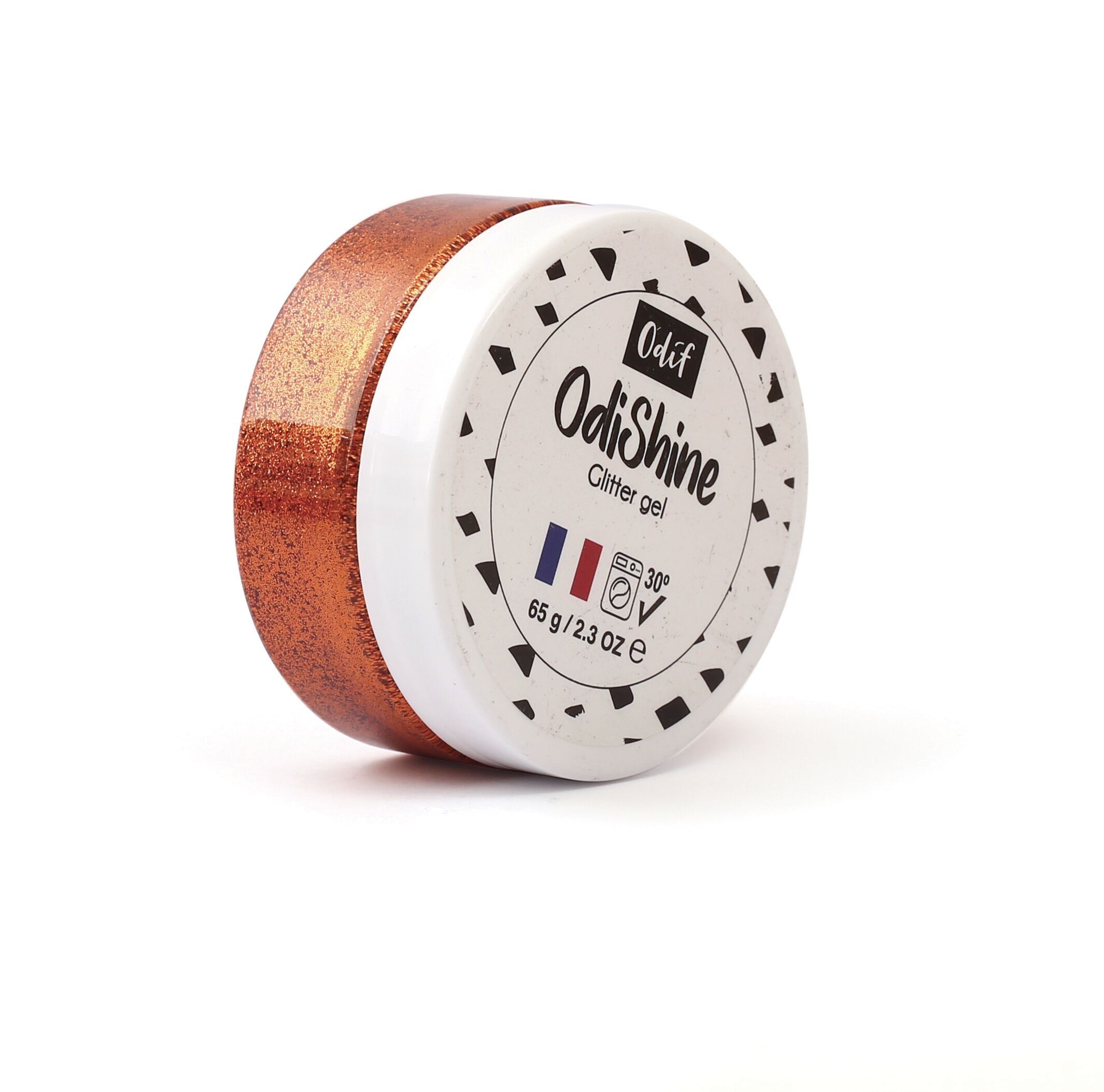 ODISHINE GEL GLITTER AMBRA - VASO 70 Ml/65 gr