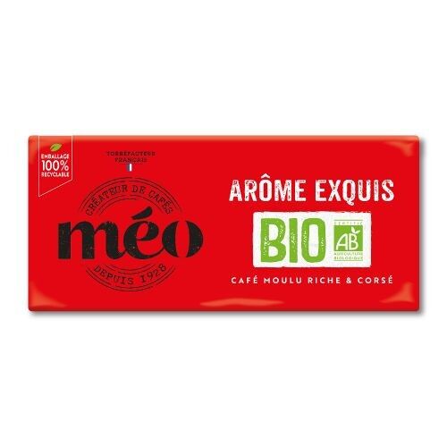 Gemahlener Kaffee 4x250G - Méo Biologique Exquisites Aroma
