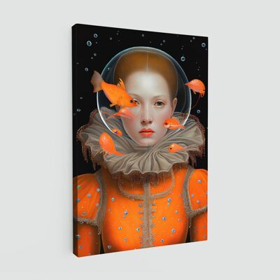 The Princess Of Deep Sea canvas print