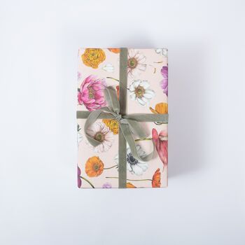 Floral Brights - Rose - Papier cadeau 3