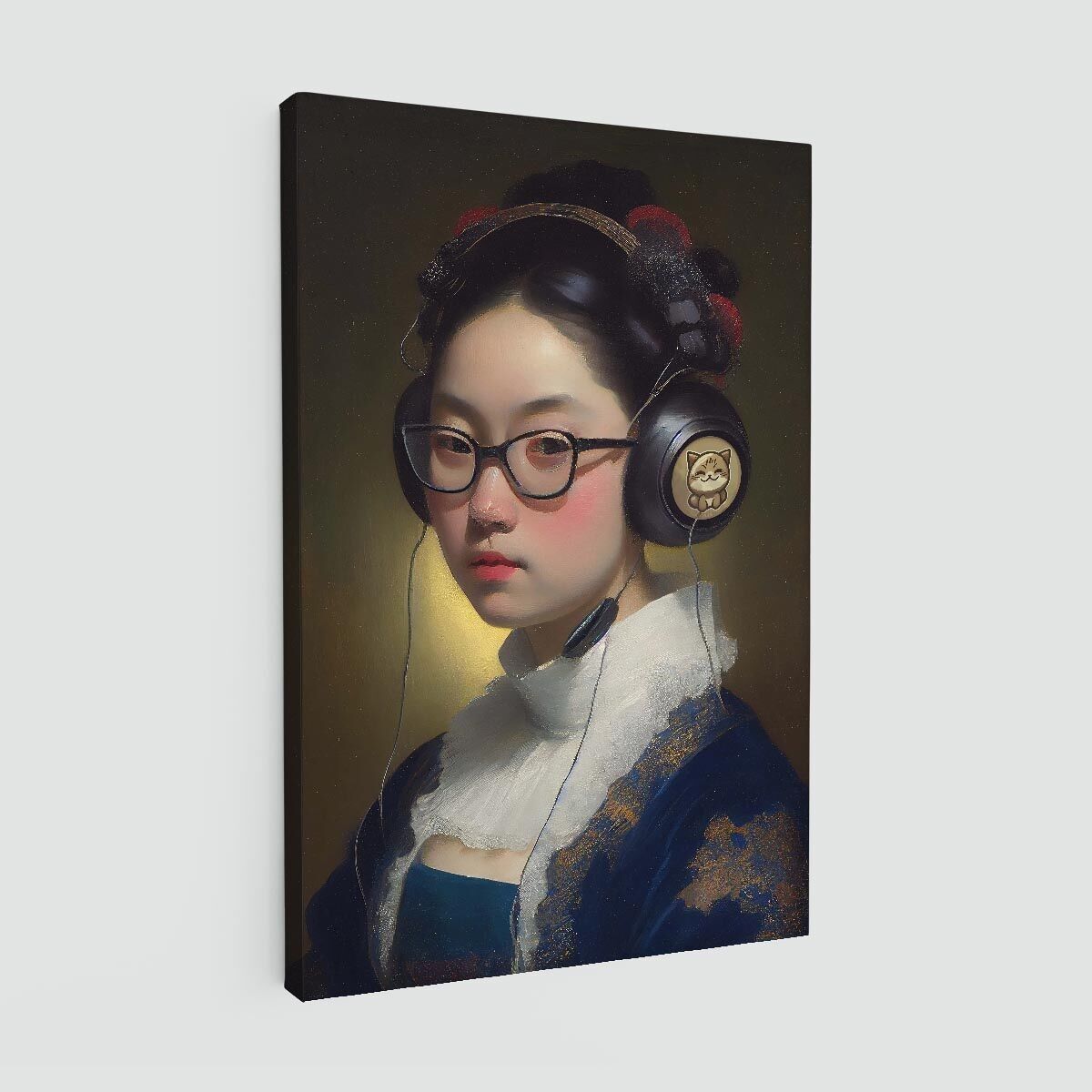 Stampa su tela Giovane Otaku