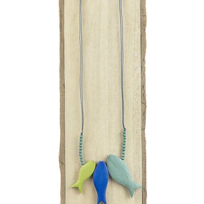 Three fish necklace
