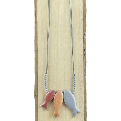 Three fish necklace