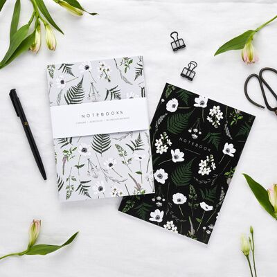 Wild Meadow - Pack of 2 A5 Notebooks