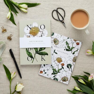 Spring Blossom - Pack of 2 A5 Notebooks