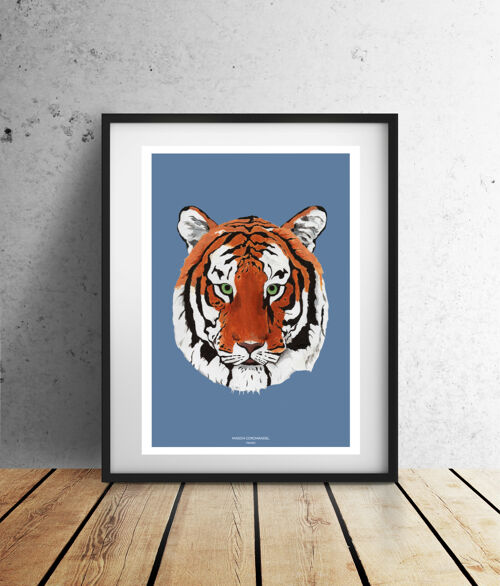 Affiche trophee tigre  a3