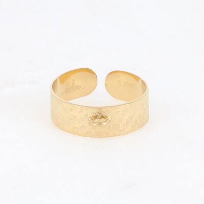 LOT - 2 golden Caspary rings