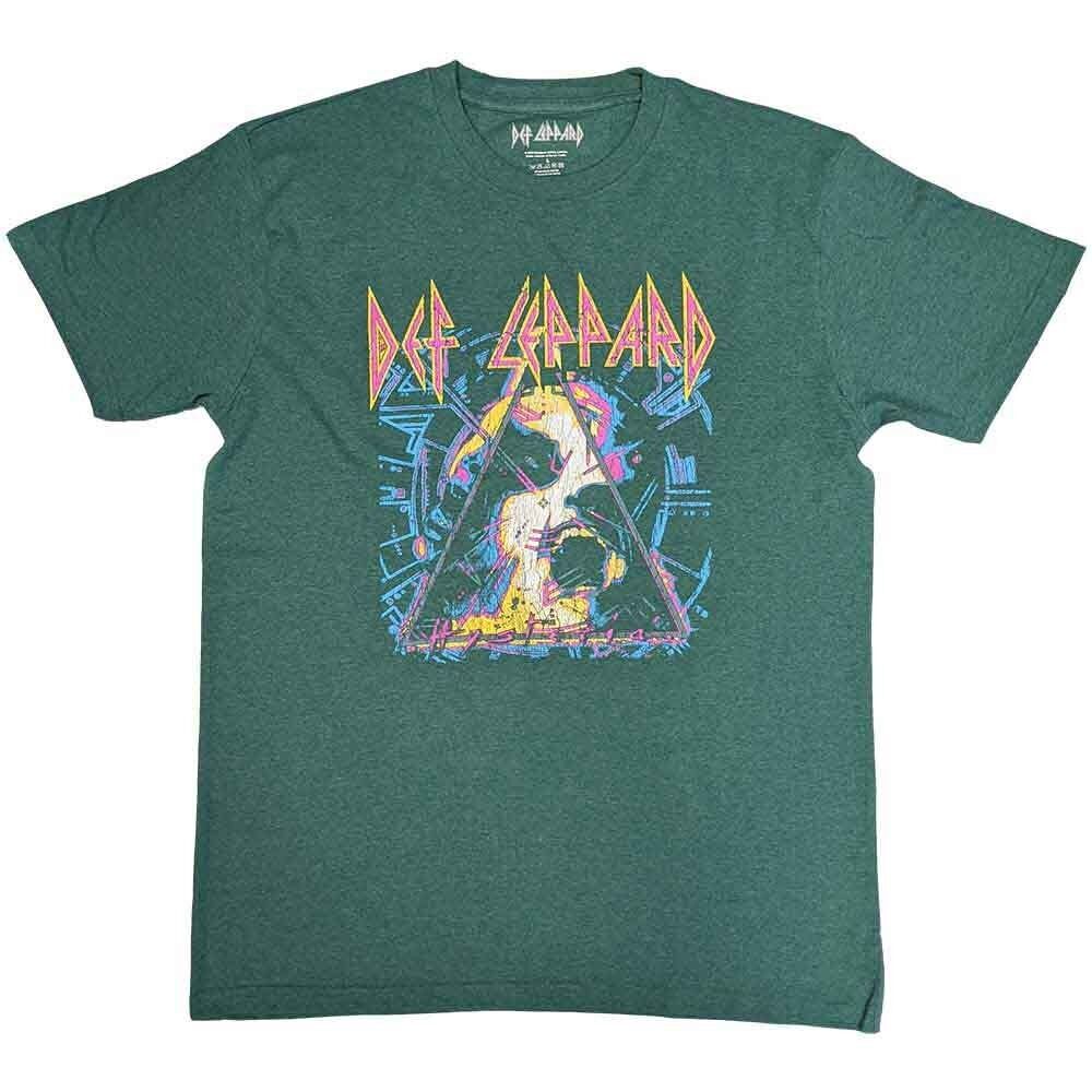 Camiseta de Def Leppard con la portada del álbum Hysteria