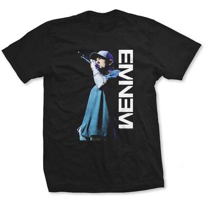 Camiseta de mujer de Eminem - Pose de micrófono