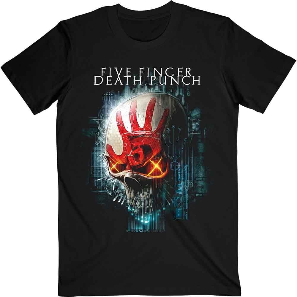 Camiseta Five Finger Death Punch - Interfaz de calavera