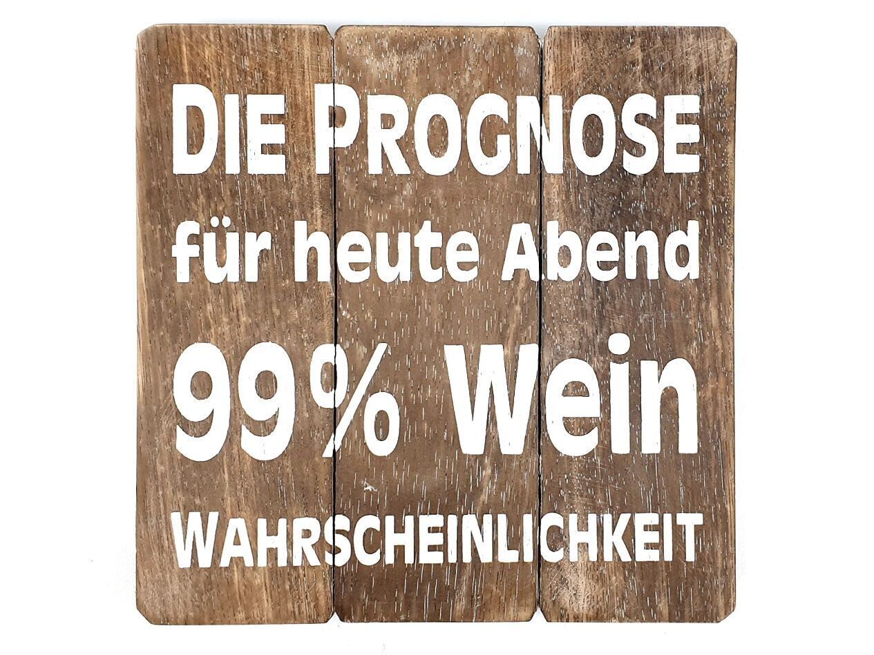 Lavagna per testo 20x20 cm 99% Wein Wahrscheinlichkeit naturale