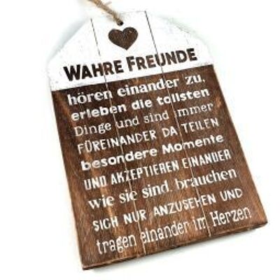 Tablette/étiquette Wahre freunde