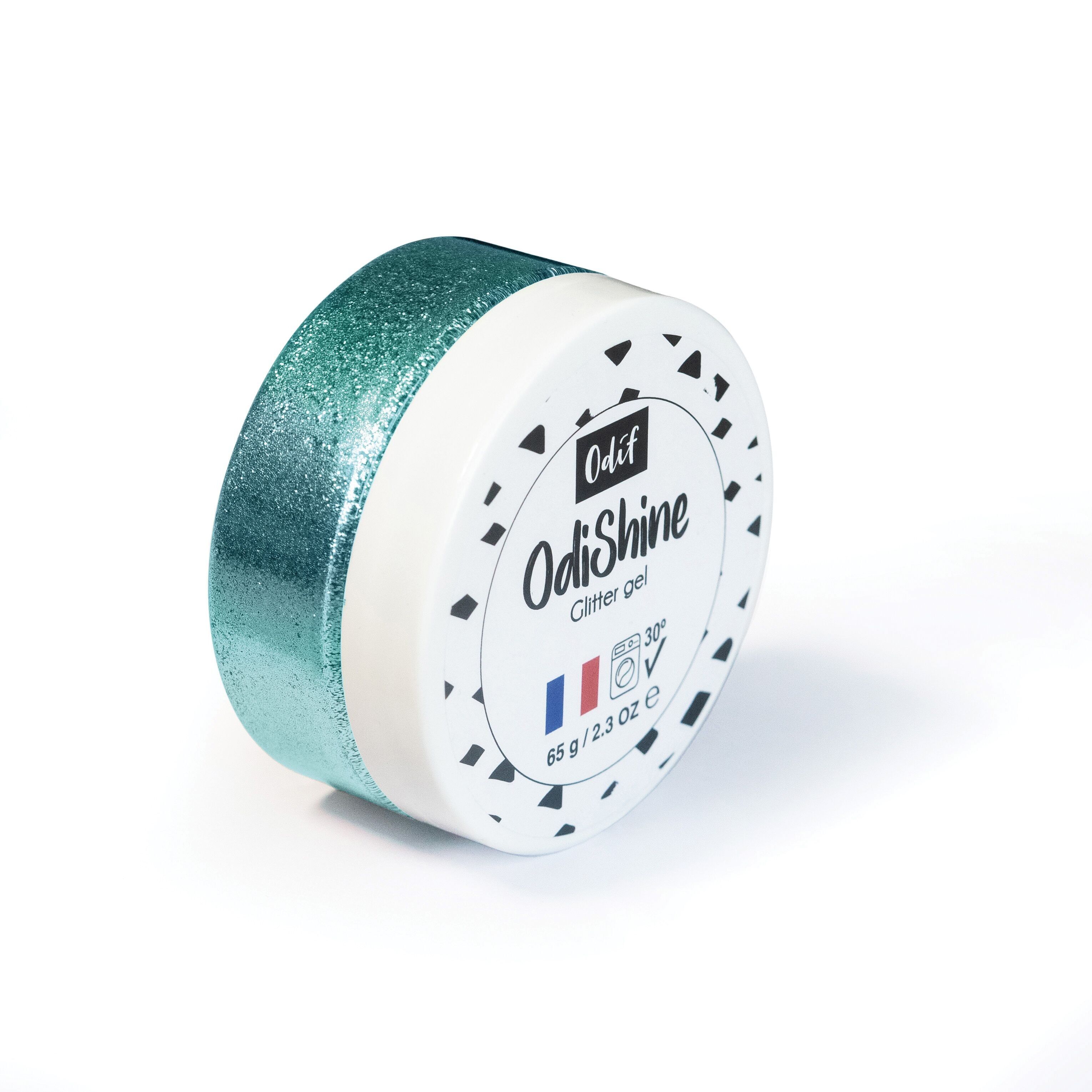 ODISHINE GEL GLITTER TURCHESE - VASO 70 Ml/65 gr