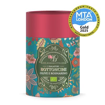 BOTONES DE OLIVA Y ROMERO – 120g - vegano