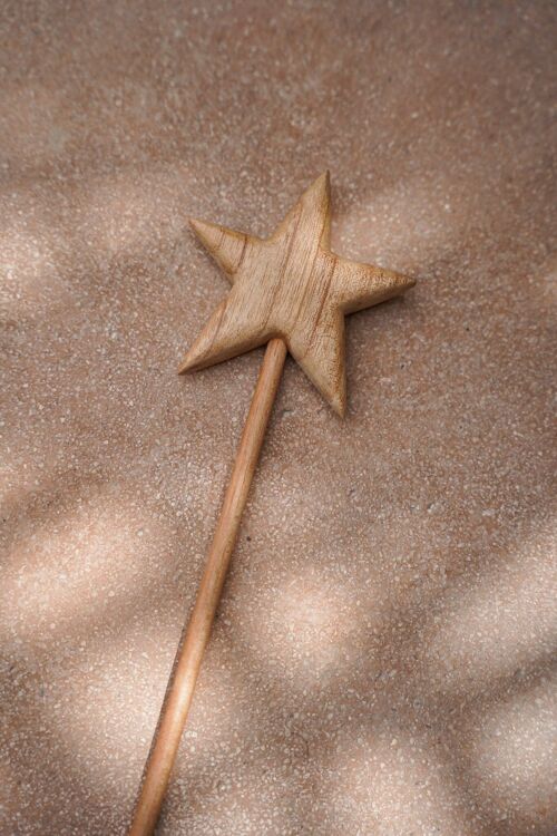 The Wooden Star Want – Set van 5 - Hippie Monkey