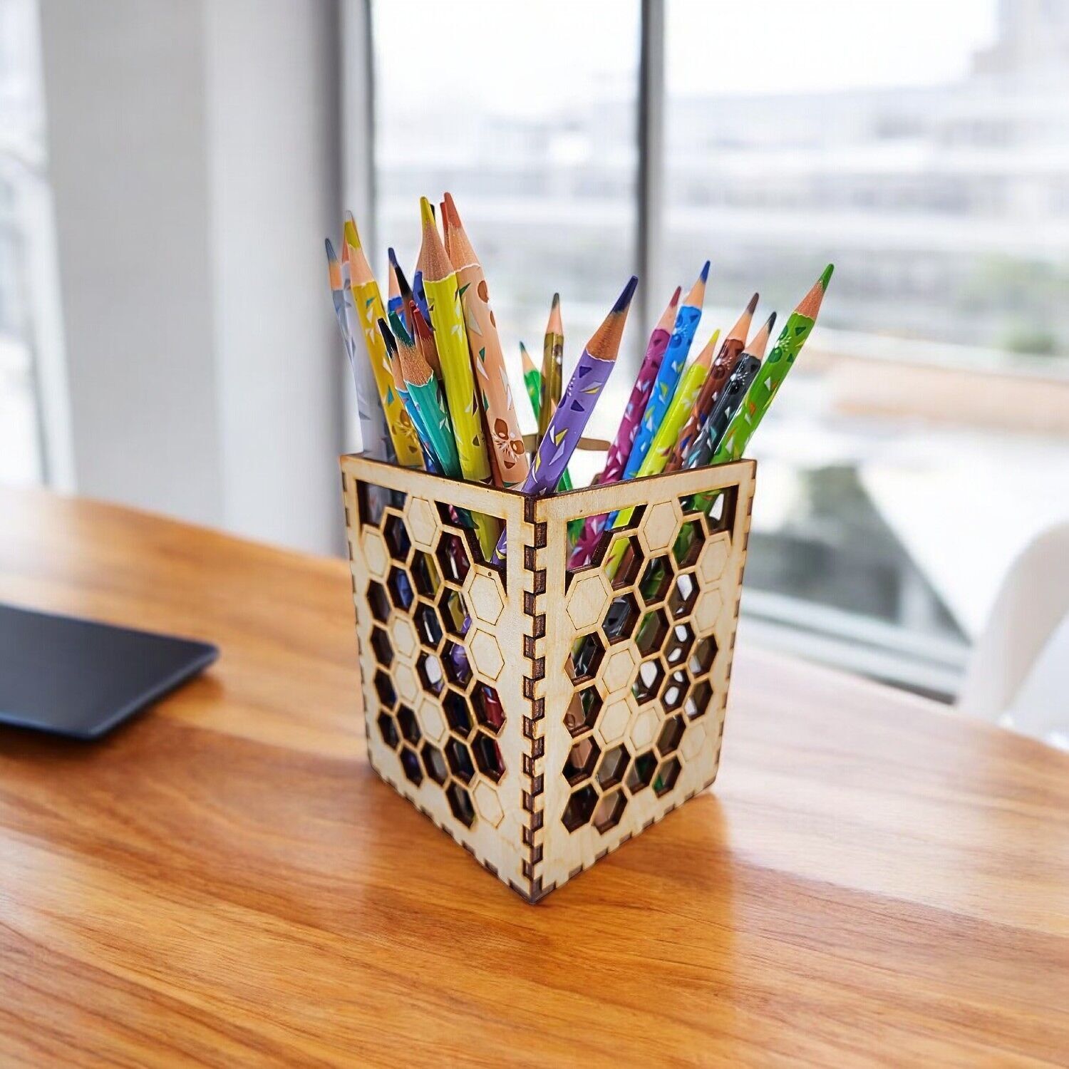 Astuccio in legno - Ape e Alveare