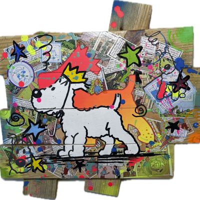 Tableau Pop Art Milou