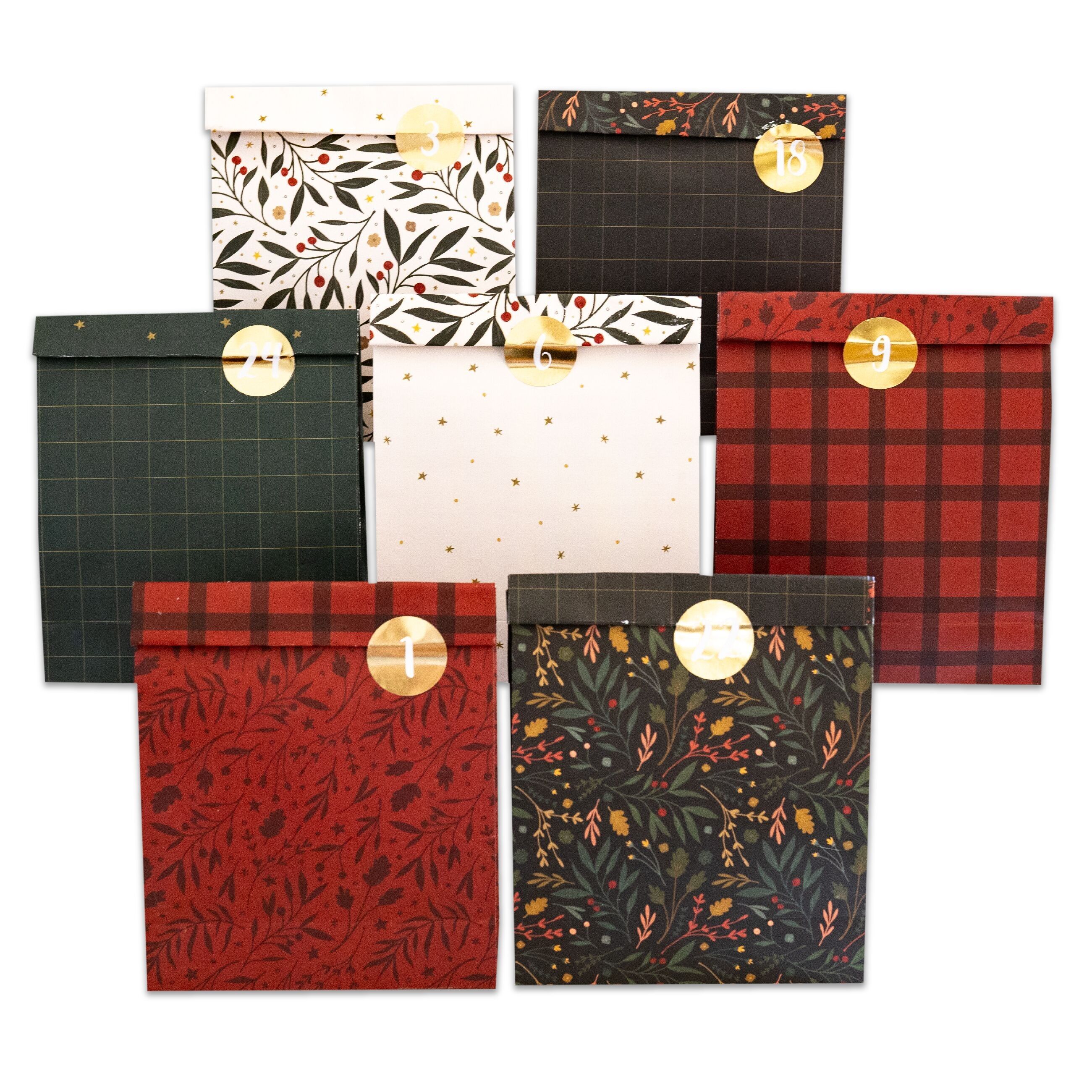 Borse stampate adv Natale Meredith - Set 02