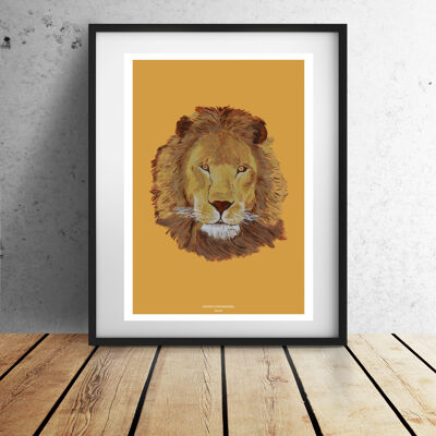 Affiche trophee lion  a3