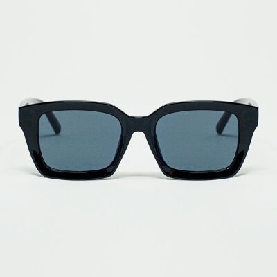 Gafas de sol con montura cuadrada gruesa y estilo retro