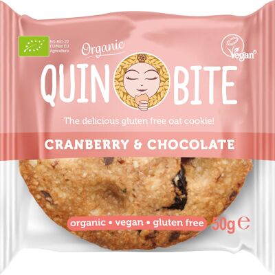 QUIN BITE Cookie Cranberry chocolate 50g