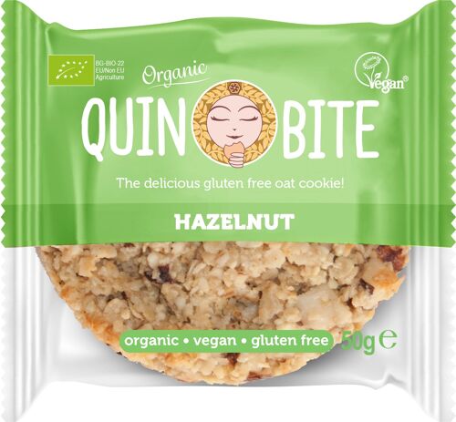 QUIN BITE Cookie Hazelnut 50g