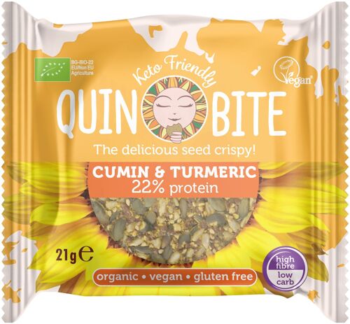 QUIN BITE Seed Crispy Cumin & Turmeric 21g