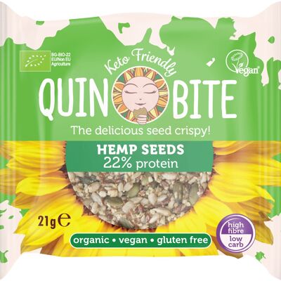 QUIN BITE Seed Crispy Hemp seeds 21g