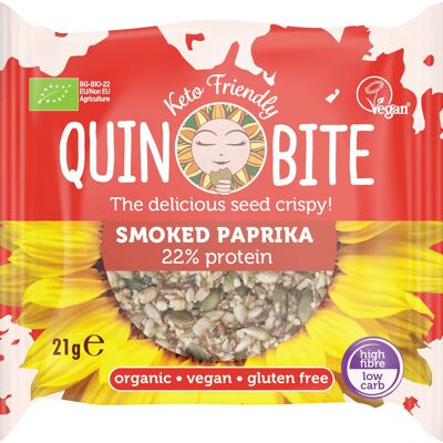 QUIN BITE Seed Crispy  Smoked paprika 21g