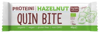 QUIN BITE Barre Vegan Protéinée Noisette 45g