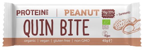 QUIN BITE Peanut Protein Vegan Bar 45g