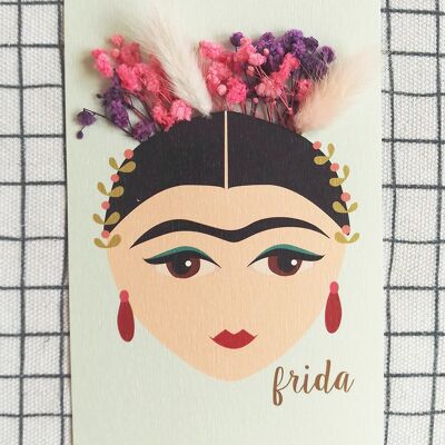 Carte bouquet Frida