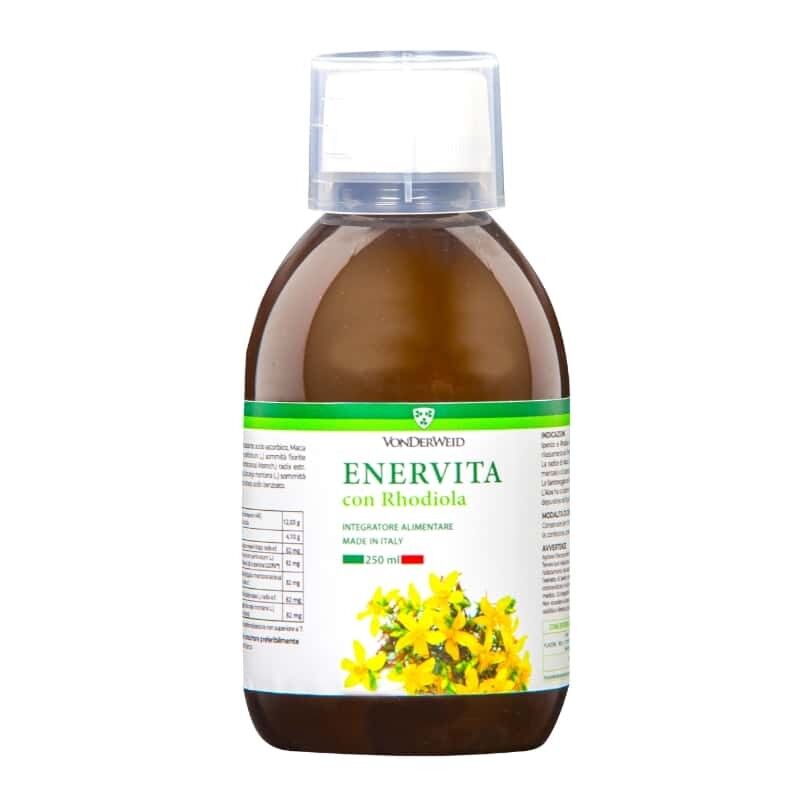 EnerVita | Energetisierendes Nahrungsergänzungsmittel mit Aloe, Rhodiola und Maca | Nahrungsergänzungsmittel |  250 ml