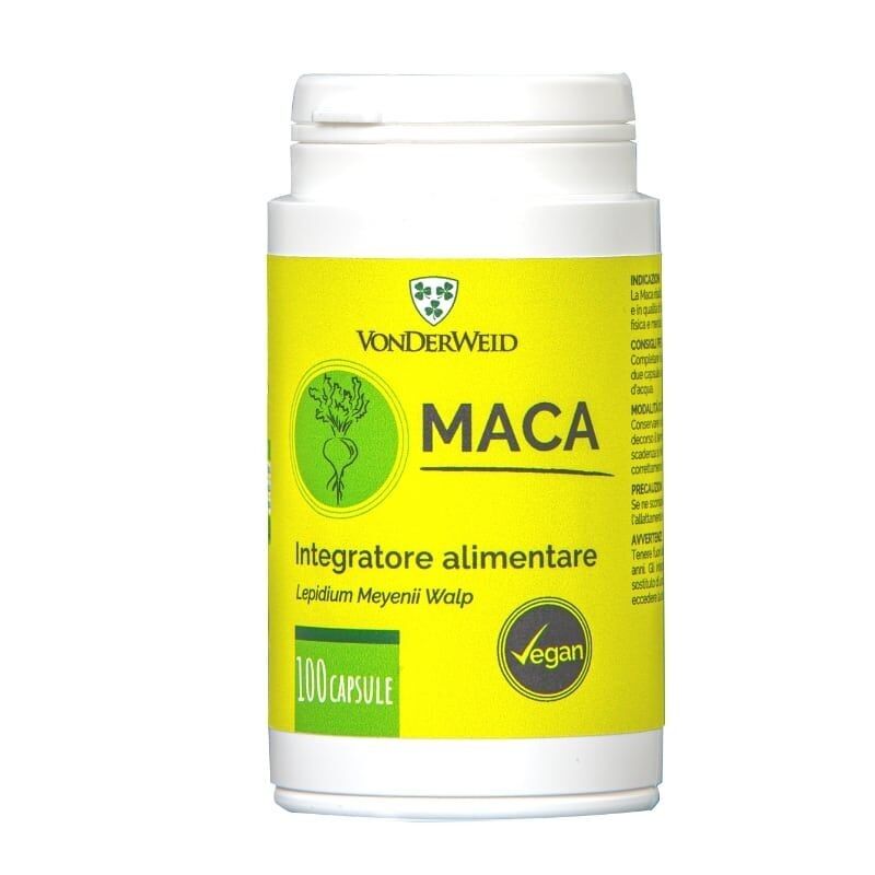 Maca | Peruvian Maca Powder Bottle | Food Supplement | 100 Capsules