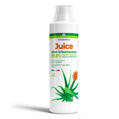 Jus d'Aloe Arborescens pur Vonderweid sans conservateurs | Jus d'Aloe Arborescens | Complément alimentaire | 500 ml