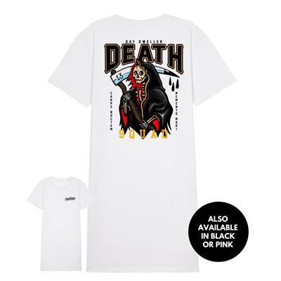 Death Squad' Skater Dress - White