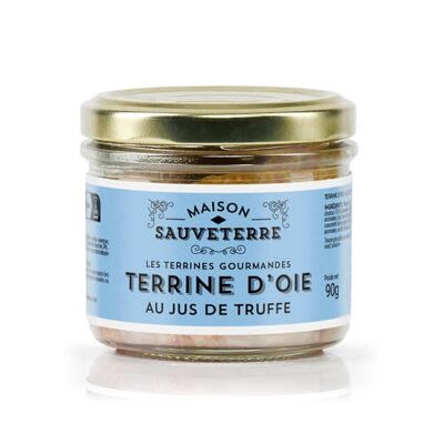 Terrina de ganso con jugo de trufa Maison Sauveterre - tarro 90g