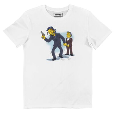 Camiseta John Wick Simpsonized - Camiseta de película de dibujos animados