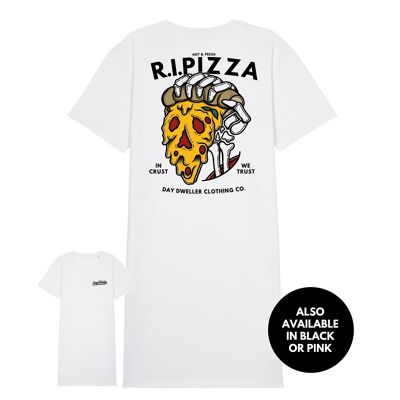R.I.Pizza' Skater Dress - White