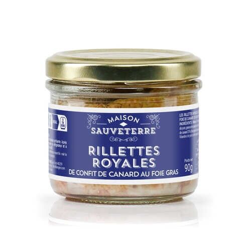 Royal rillettes di anatra confit al foie gras Maison Sauveterre - vasetto da 90 g