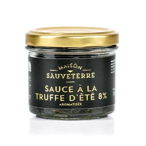 Sommertrüffelsauce 8 % Tuber Aestivum aromatisiert Maison Sauveterre – 85-g-Glas