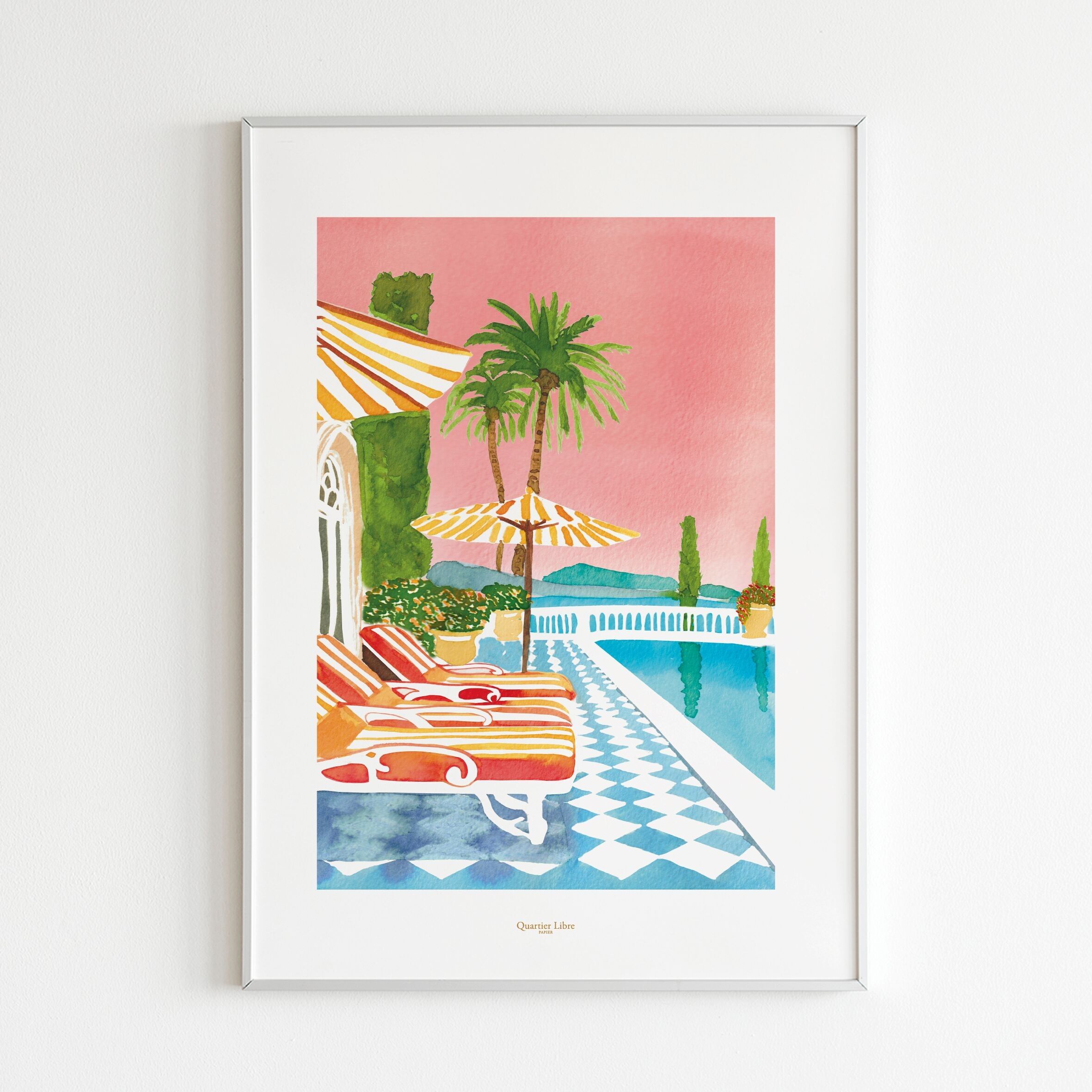 Poster 30x40 The Free Quarter Swimming Pool