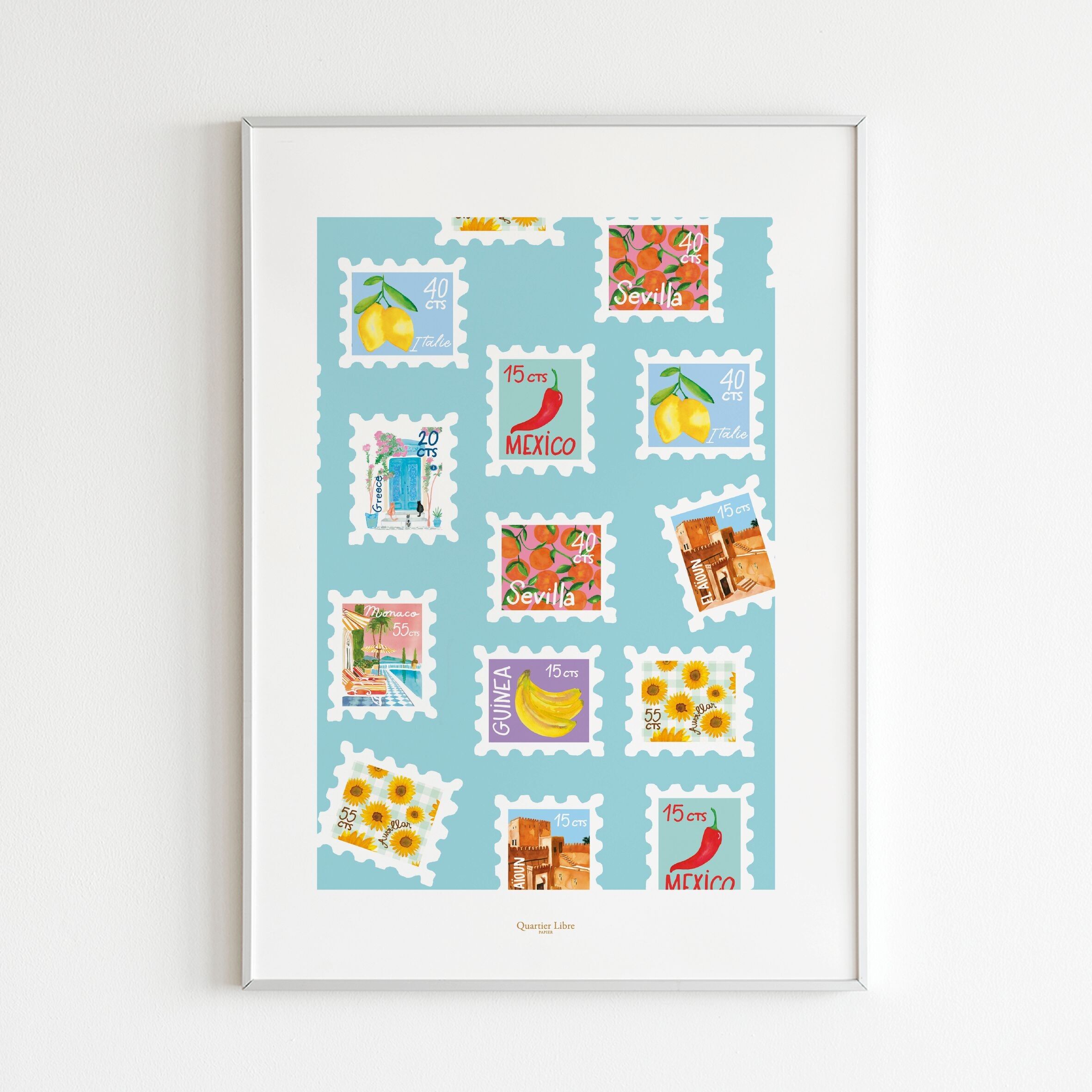 Poster 30x40 Scrivi più lettere Quartier Libre