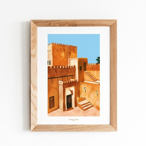 Affiche A4 Medina Quartier Libre