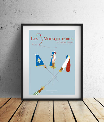 Affiche les trois mousquetaires A2 2