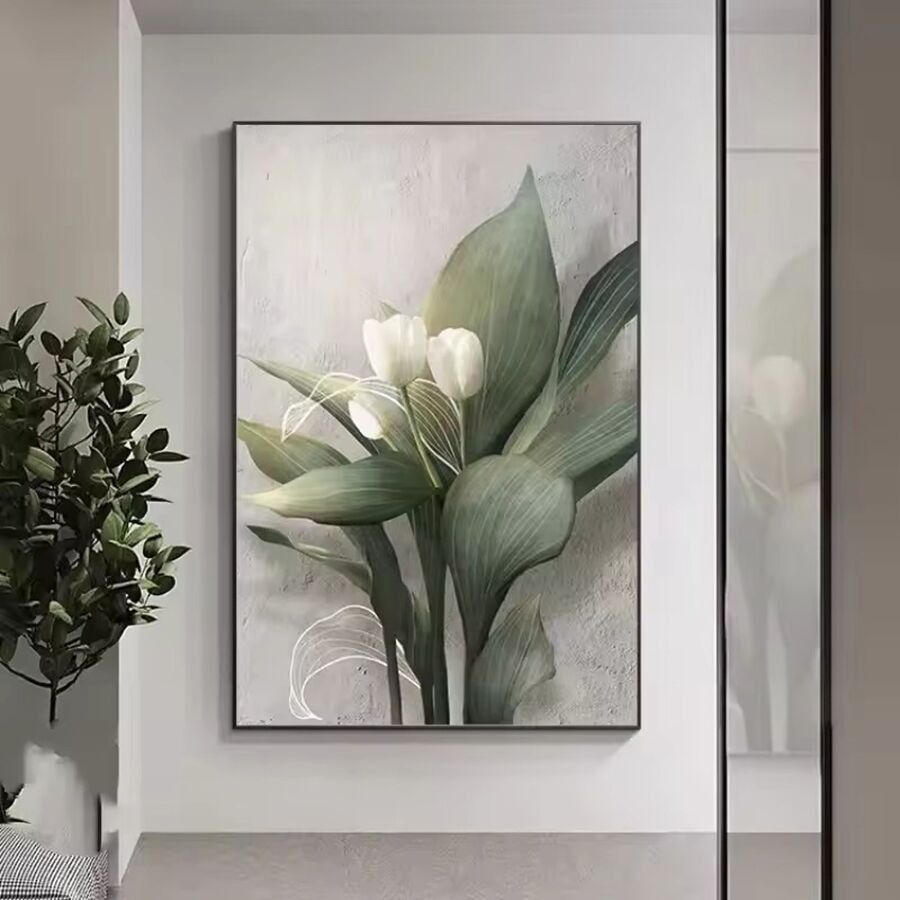 Ölgemälde „BLUME“ auf Leinwand.Maße: 40x50cm SD-501