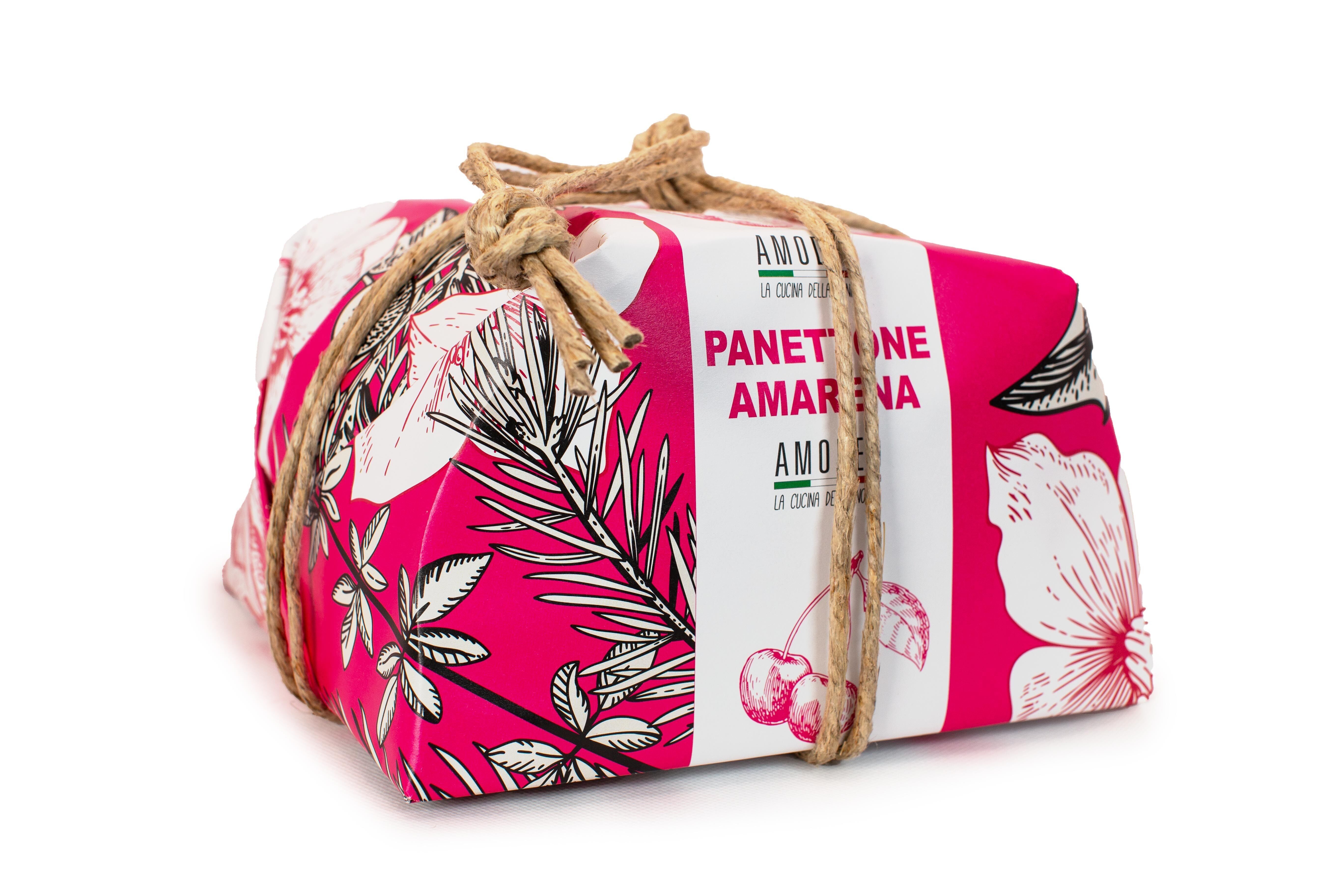 Panettone Amarena - torta lievitata con ciliegie Amarena