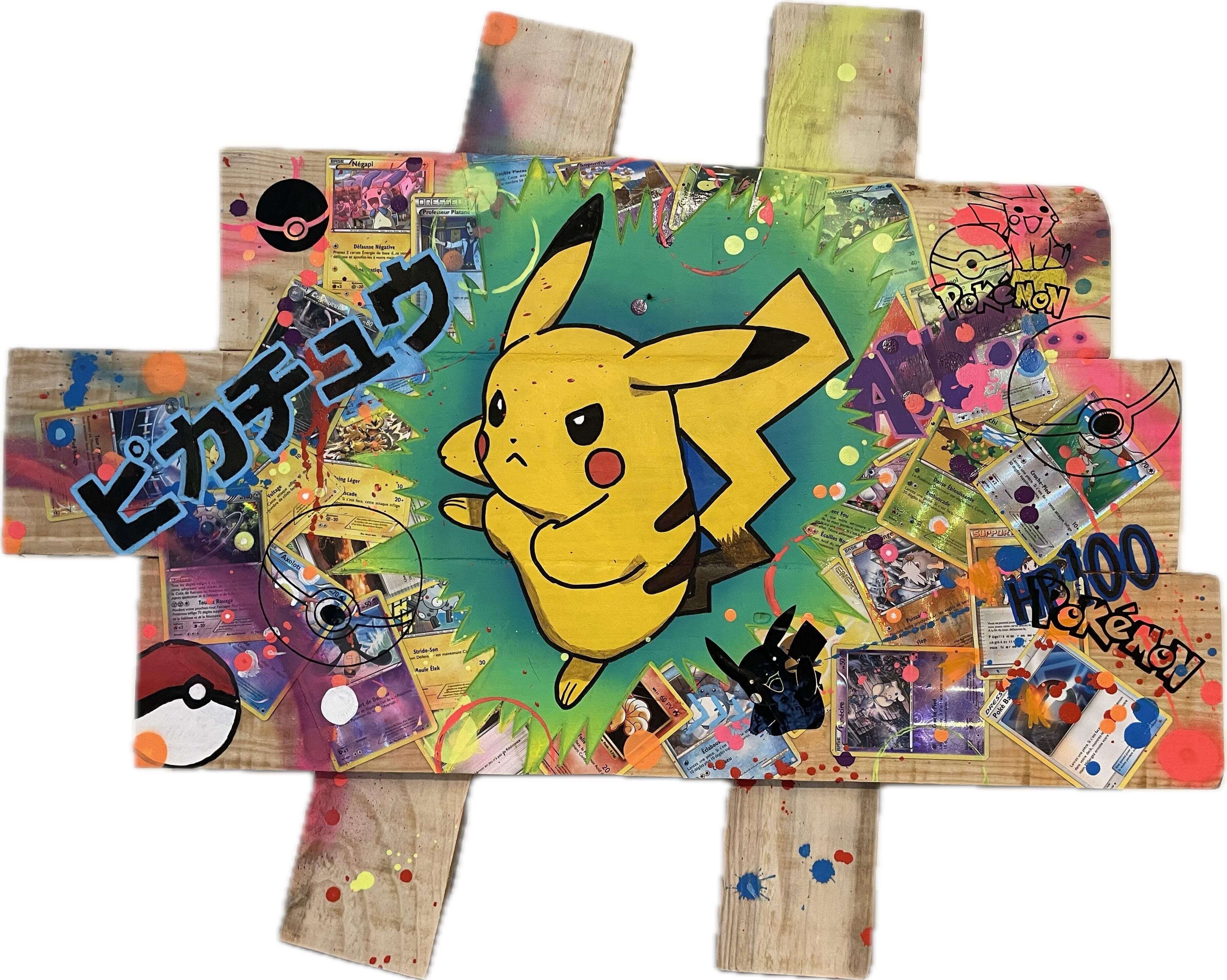 Pittura Pop ART POKEMON PIKACHU