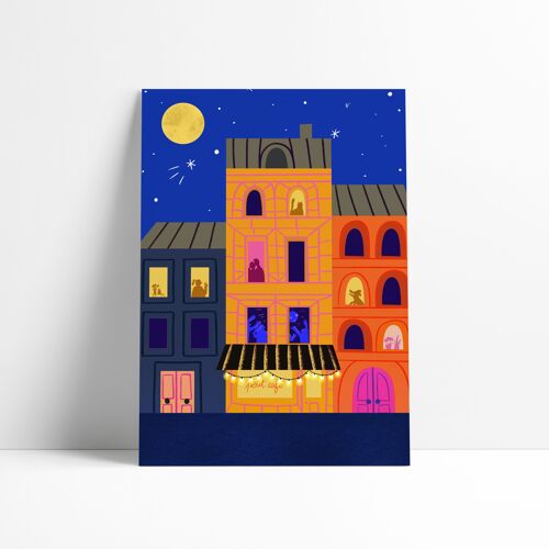 AFFICHE 30X40 CM -Vie Parisienne