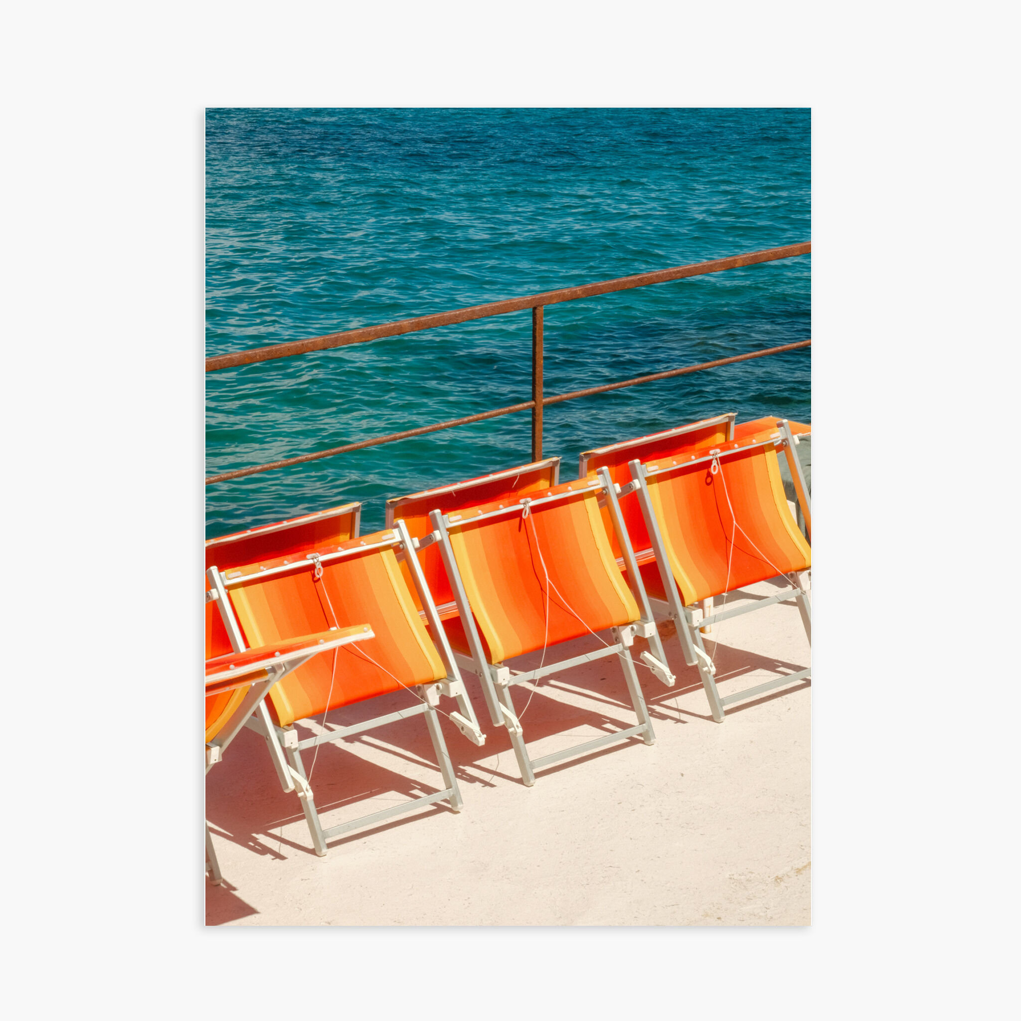 Poster 30x40 cm - Flammende Sonne